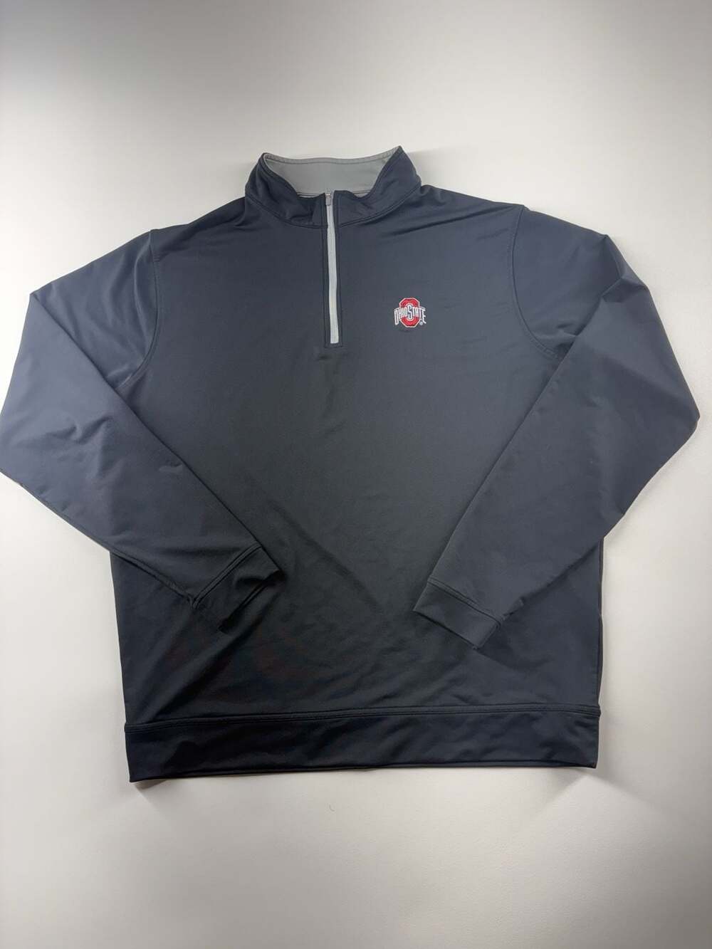 Peter Millar Ohio State Buckeyes Perth Performance Quarter-Zip Pullover